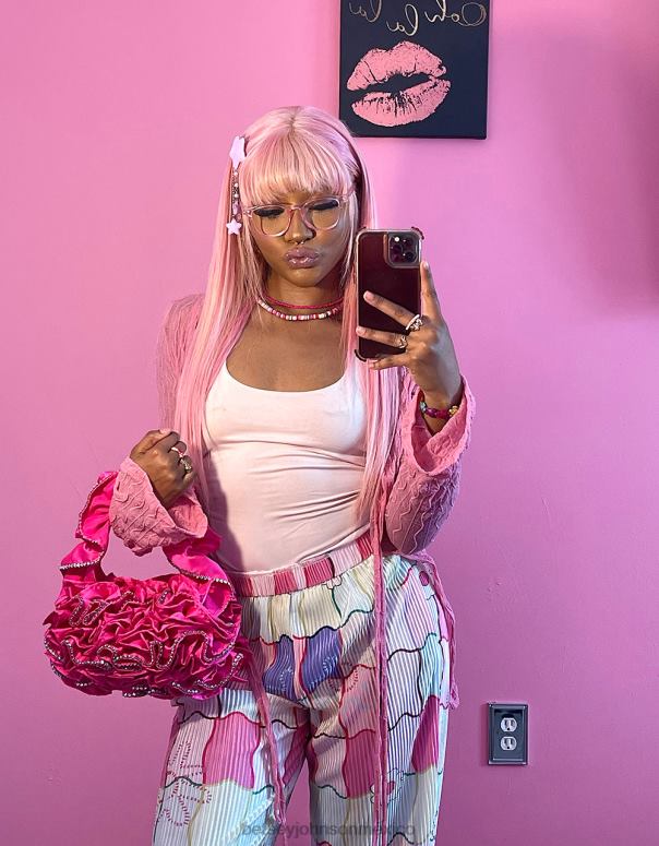 Betsey Johnson accesorios mujer F00V201 volante de todo el bolso rosa