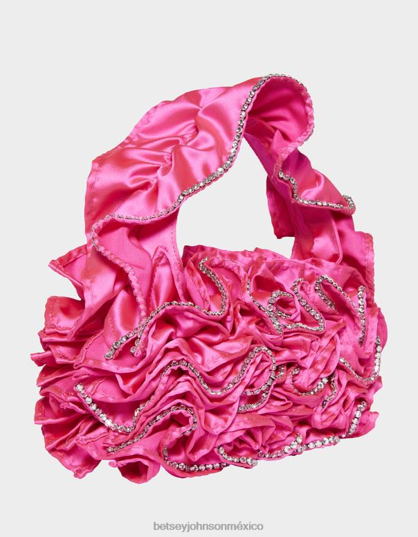 Betsey Johnson accesorios mujer F00V201 volante de todo el bolso rosa
