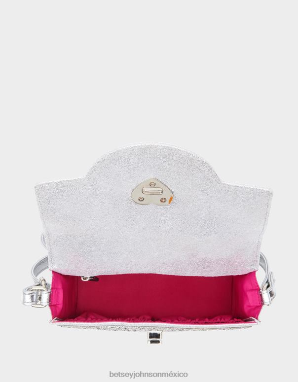 Betsey Johnson accesorios mujer F00V202 bolsa de teléfono kitsch millones de estrellas plata