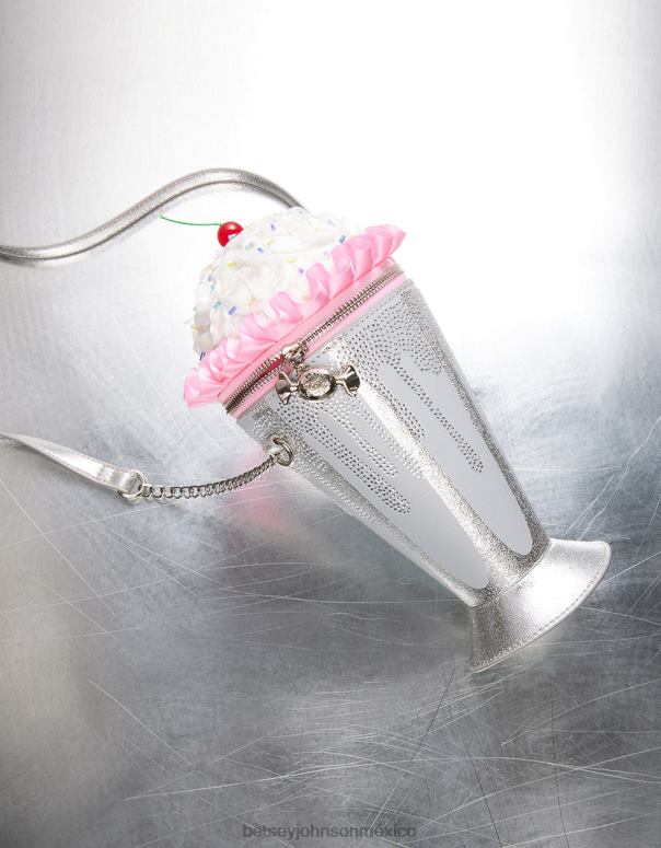 Betsey Johnson accesorios mujer F00V211 kitsch sacudirlo bandolera plata
