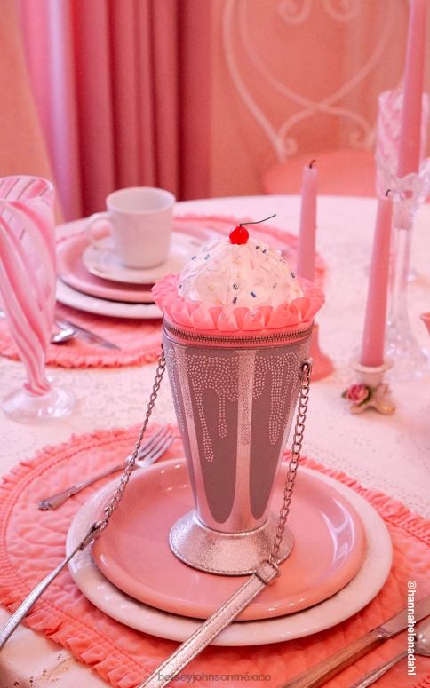 Betsey Johnson accesorios mujer F00V211 kitsch sacudirlo bandolera plata