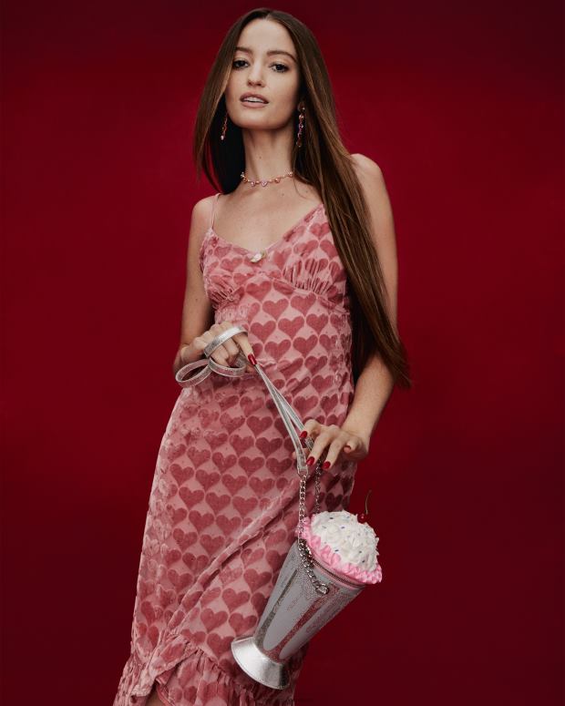 Betsey Johnson accesorios mujer F00V211 kitsch sacudirlo bandolera plata