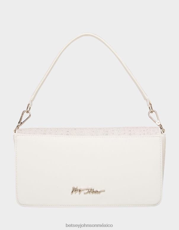 Betsey Johnson accesorios mujer F00V218 bolsa convertible con lazo Marfil