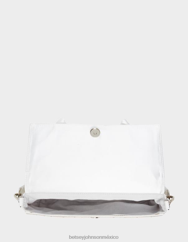 Betsey Johnson accesorios mujer F00V218 bolsa convertible con lazo Marfil