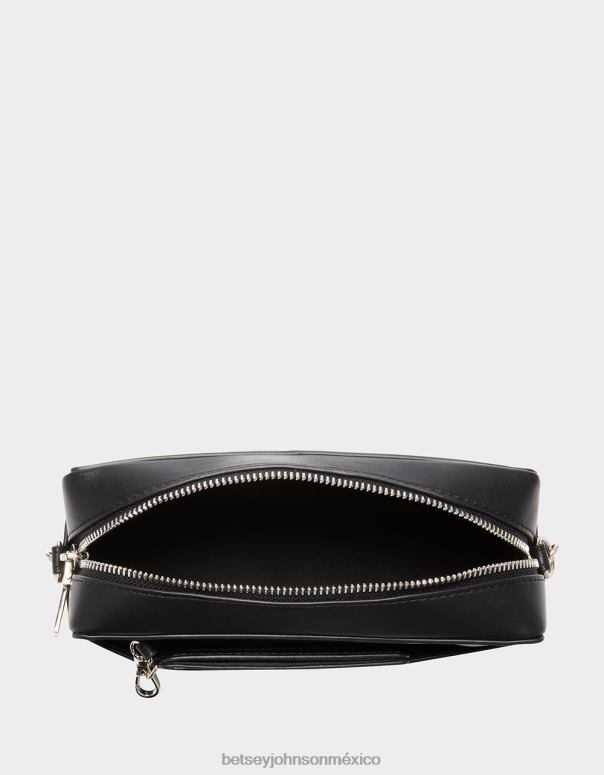 Betsey Johnson accesorios mujer F00V223 kitsch ser amable rebobinar vhs bandolera negro