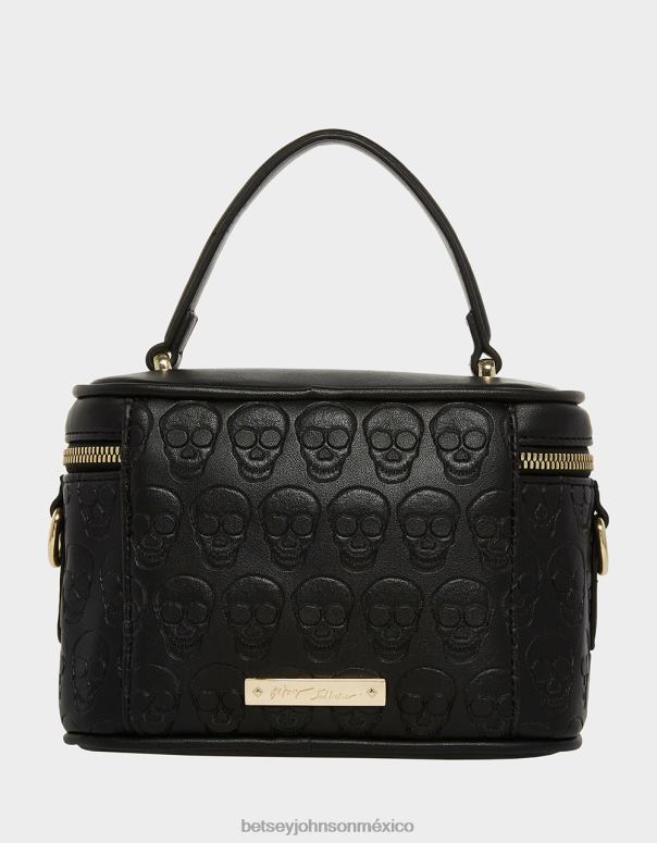 Betsey Johnson accesorios mujer F00V227 vanidad del cráneo xo negro