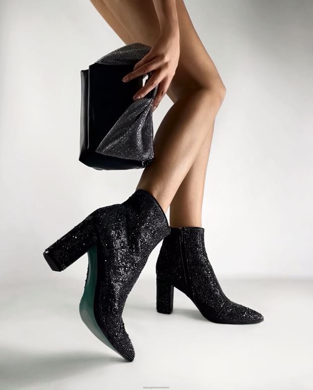 Betsey Johnson accesorios mujer F00V237 todo el bolso con asa de lazo brillante negro