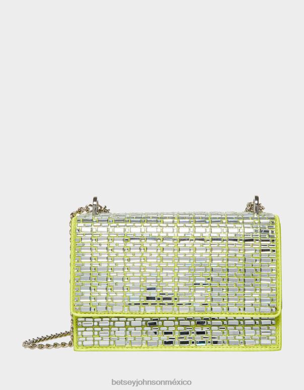 Betsey Johnson accesorios mujer F00V239 brillo en bolso convertible con solapa cidra