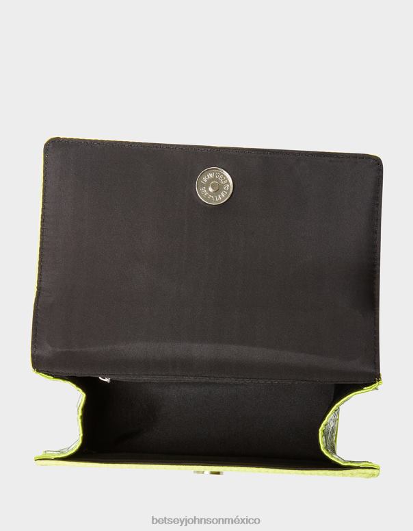 Betsey Johnson accesorios mujer F00V239 brillo en bolso convertible con solapa cidra