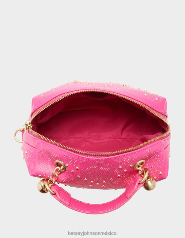 Betsey Johnson accesorios mujer F00V240 bandolera con calavera de estado rosa
