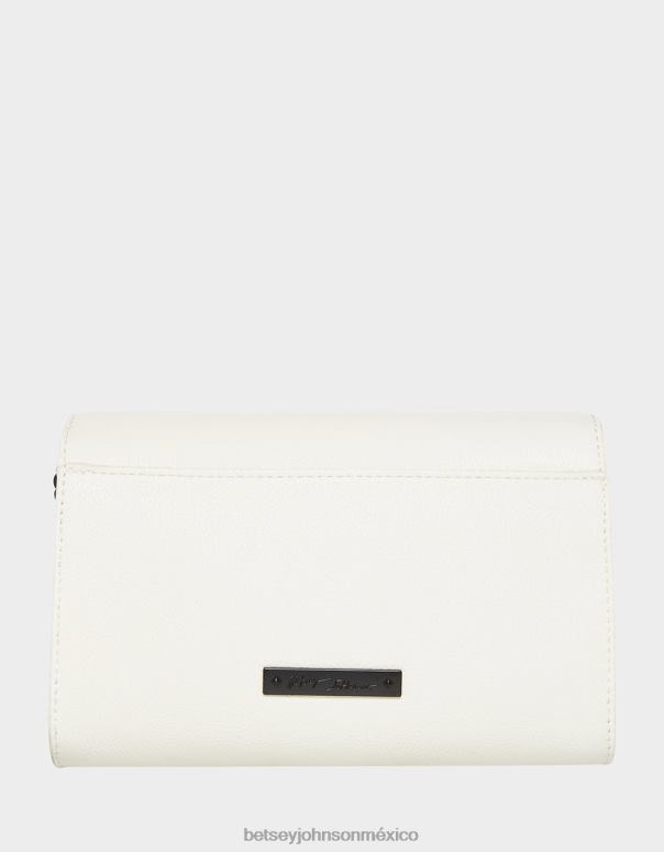 Betsey Johnson accesorios mujer F00V245 bandolera xo calavera blanco