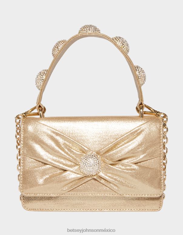 Betsey Johnson accesorios mujer F00V250 bolsa con asa en la parte superior oro