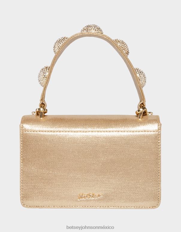 Betsey Johnson accesorios mujer F00V250 bolsa con asa en la parte superior oro
