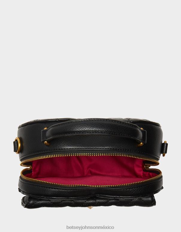 Betsey Johnson accesorios mujer F00V257 oh mi corazón bandolera negro