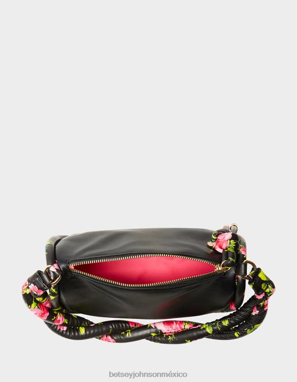 Betsey Johnson accesorios mujer F00V260 no lo entiendas bolso de hombro torcido negro