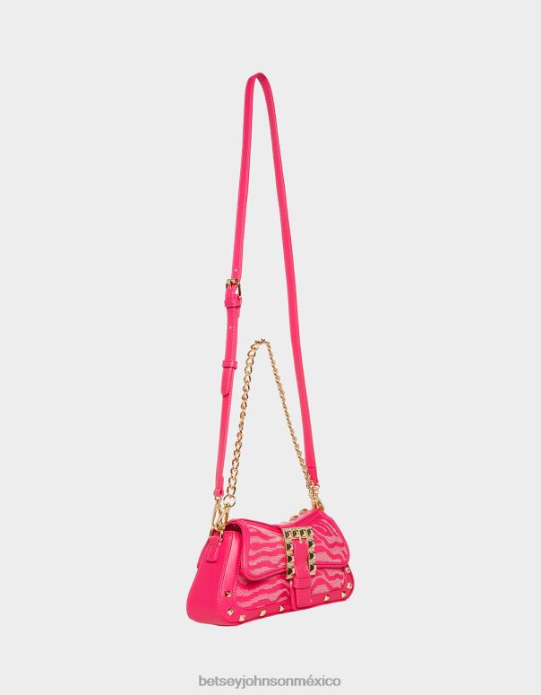 Betsey Johnson accesorios mujer F00V261 bandolera Easy There con tigre rosa