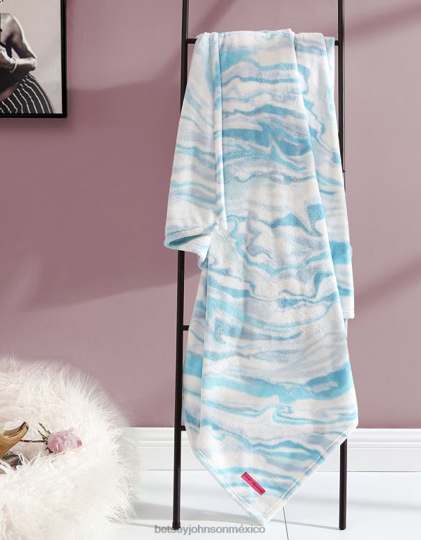 Betsey Johnson accesorios mujer F00V411 manta azul marmol multi