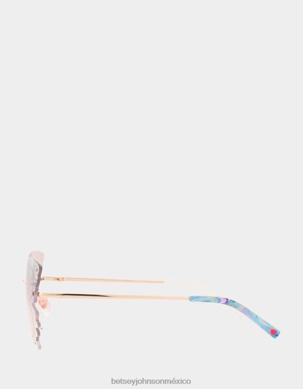 Betsey Johnson accesorios mujer F00V368 tomar gafas de sol de vuelo iridiscente