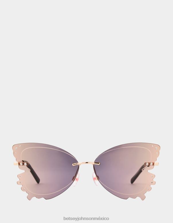 Betsey Johnson accesorios mujer F00V371 tomar gafas de sol de vuelo negro