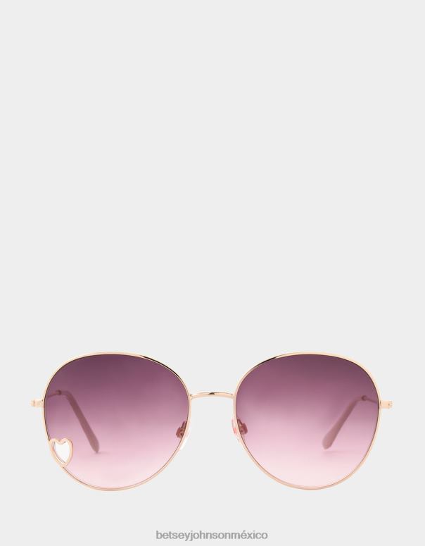 Betsey Johnson accesorios mujer F00V384 alrededor de la ciudad gafas de sol rosa