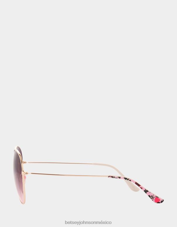 Betsey Johnson accesorios mujer F00V384 alrededor de la ciudad gafas de sol rosa