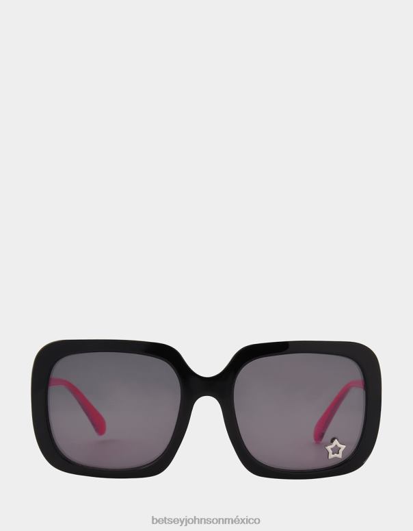 Betsey Johnson accesorios mujer F00V385 en los detalles gafas de sol negro multi