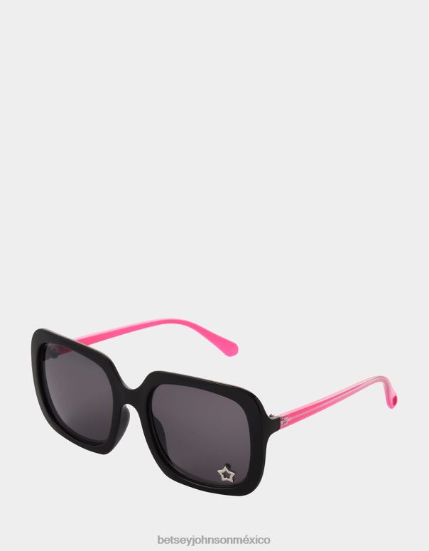 Betsey Johnson accesorios mujer F00V385 en los detalles gafas de sol negro multi