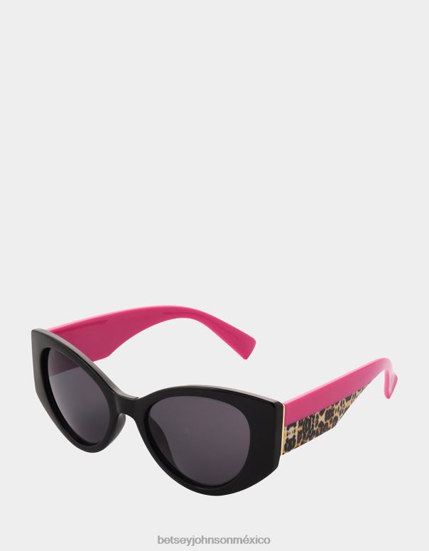 Betsey Johnson accesorios mujer F00V388 gafas de sol de doble toma negro multi