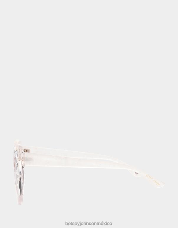Betsey Johnson accesorios mujer F00V389 gafas de sol joya de la corona blanco