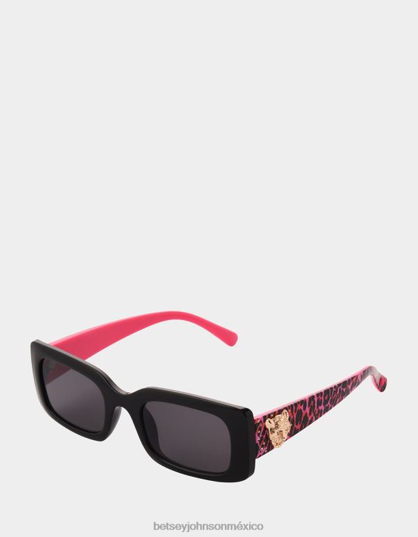 Betsey Johnson accesorios mujer F00V391 fácil lo hace gafas de sol negro multi