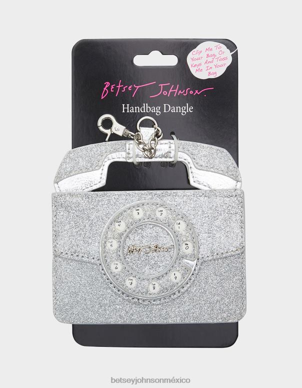 Betsey Johnson accesorios unisexo F00V373 tarjeta de teléfono de diamantes de imitación kitsch caso
