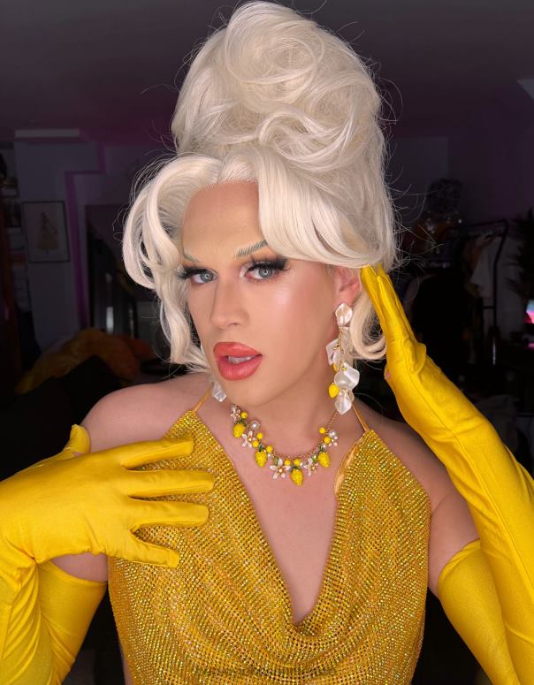 Betsey Johnson joyas mujer F00V315 collar de limón tembloroso gota de limón amarillo