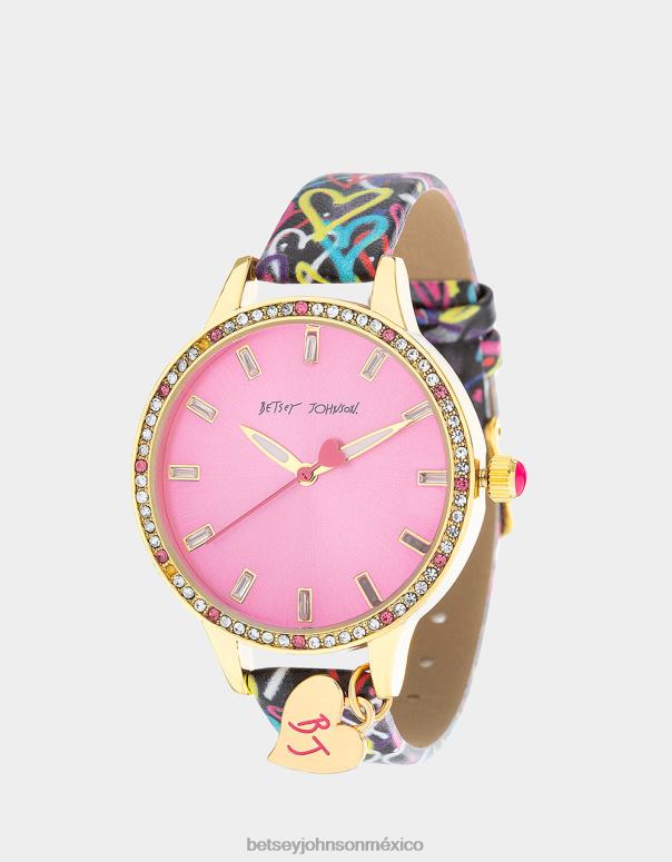 Betsey Johnson joyas mujer F00V351 betsey tiempo corazones abundan reloj multi