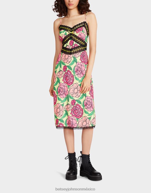Betsey Johnson ropa mujer F00V262 vestido midi de hollywood cal