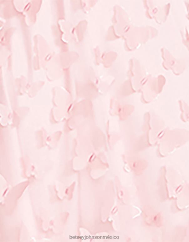 Betsey Johnson ropa mujer F00V268 hermoso maxi vestido de mariposa rosa