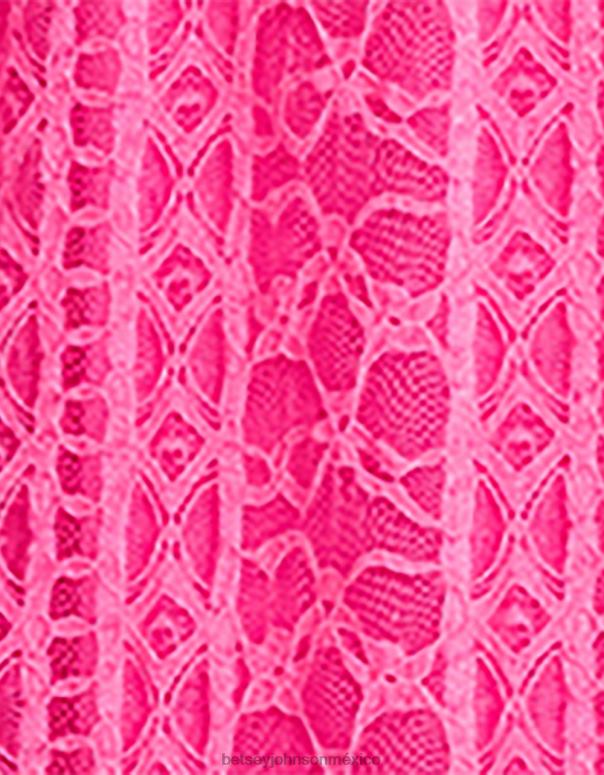 Betsey Johnson ropa mujer F00V285 vestido midi corsé ava rosa