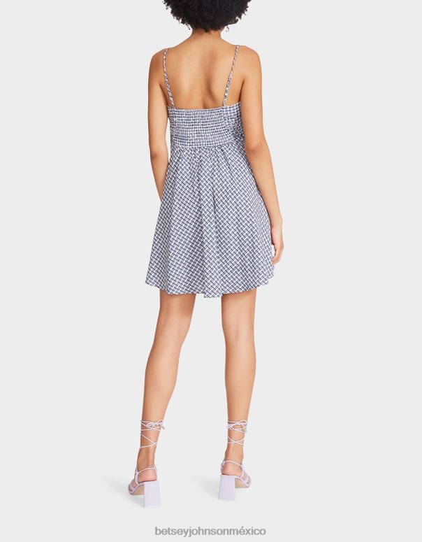Betsey Johnson ropa mujer F00V286 mini vestido bella frocked dot multi