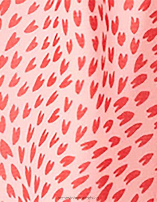 Betsey Johnson ropa mujer F00V293 mini vestido de gasa de reina de corazones rosa