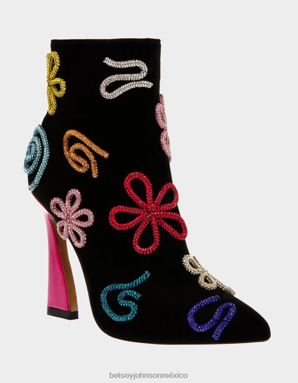 Betsey Johnson zapatos mujer F00V145 sylvia negro multi