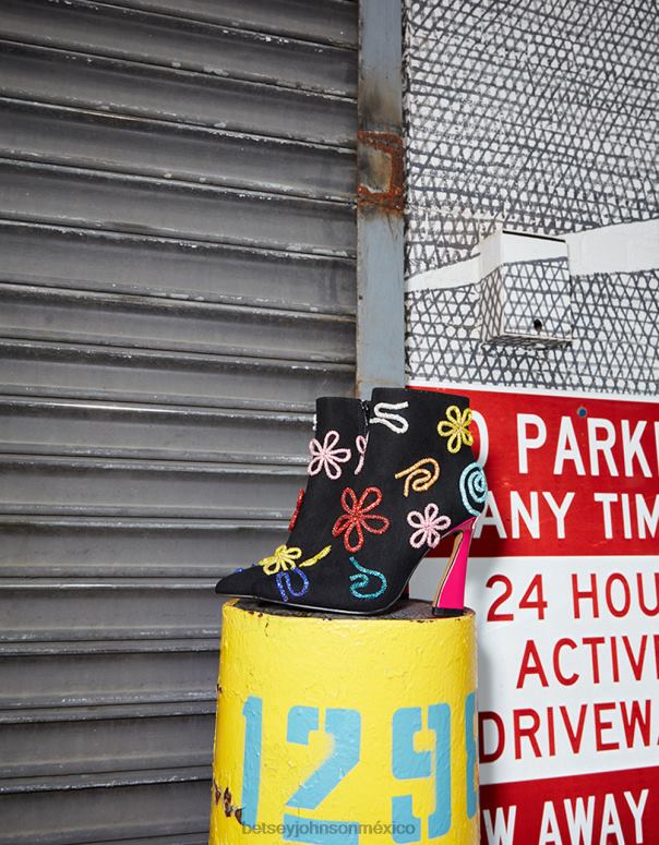 Betsey Johnson zapatos mujer F00V145 sylvia negro multi