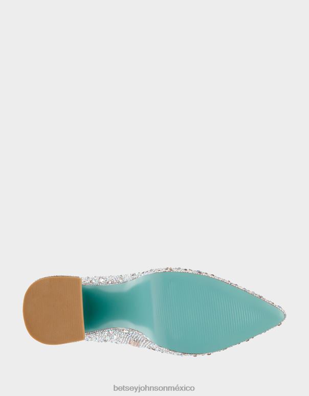 Betsey Johnson zapatos mujer F00V15 della pedrería