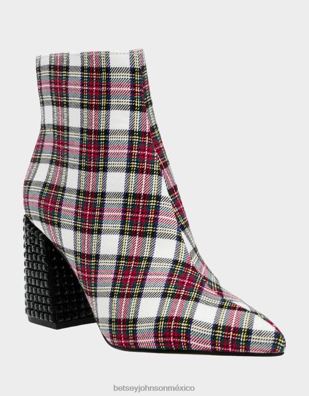Betsey Johnson zapatos mujer F00V27 Kassie rojo blanco