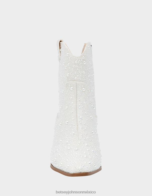 Betsey Johnson zapatos mujer F00V37 diva Marfil