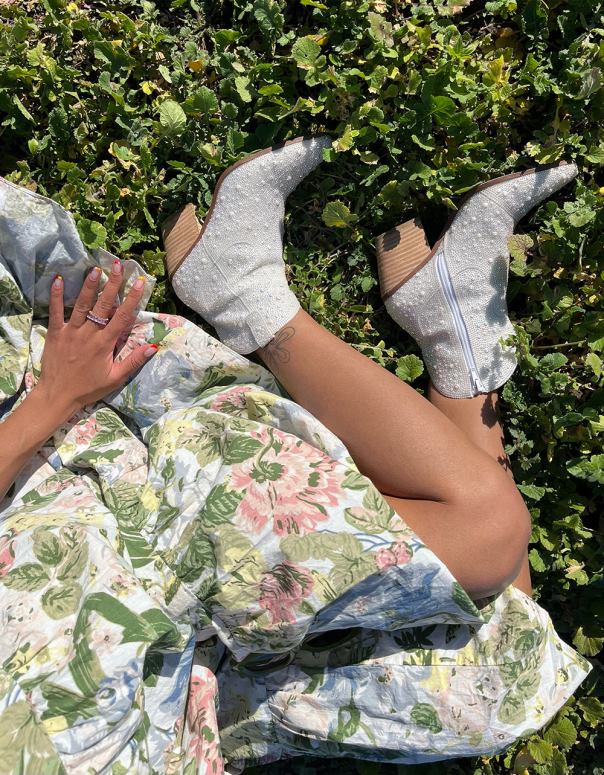 Betsey Johnson zapatos mujer F00V37 diva Marfil