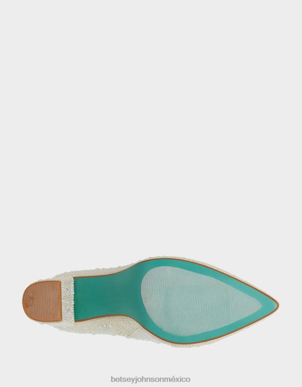 Betsey Johnson zapatos mujer F00V48 Cady Marfil