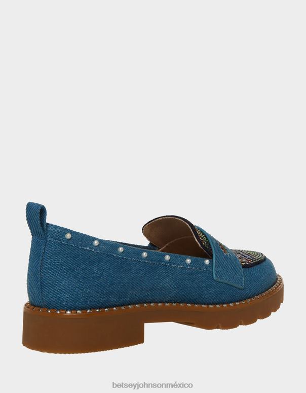Betsey Johnson zapatos mujer F00V168 Halliee mezclilla multi