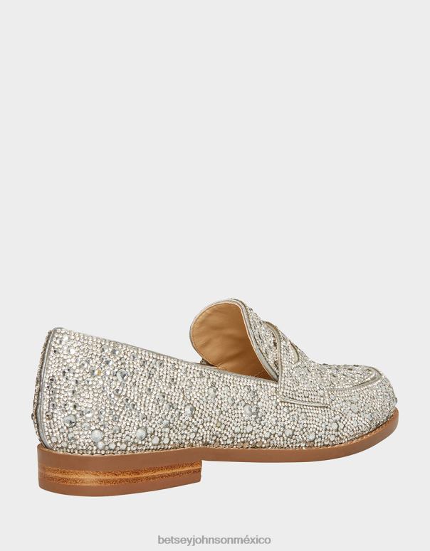 Betsey Johnson zapatos mujer F00V16 arón plata