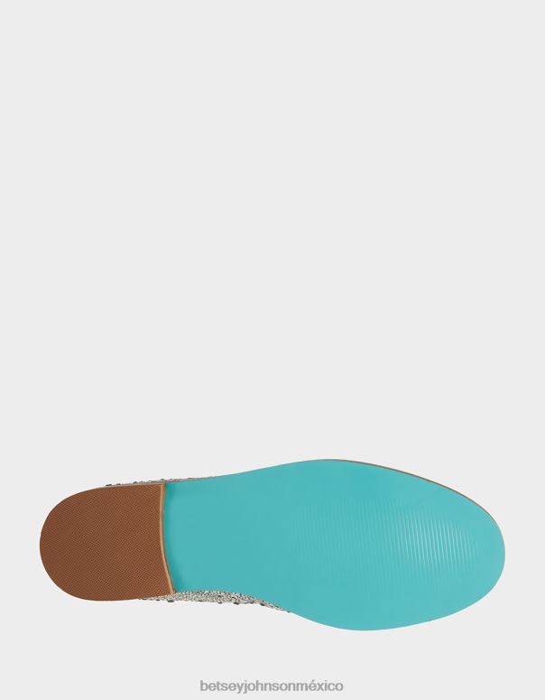 Betsey Johnson zapatos mujer F00V16 arón plata