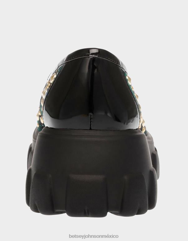 Betsey Johnson zapatos mujer F00V182 Aleah verde multi