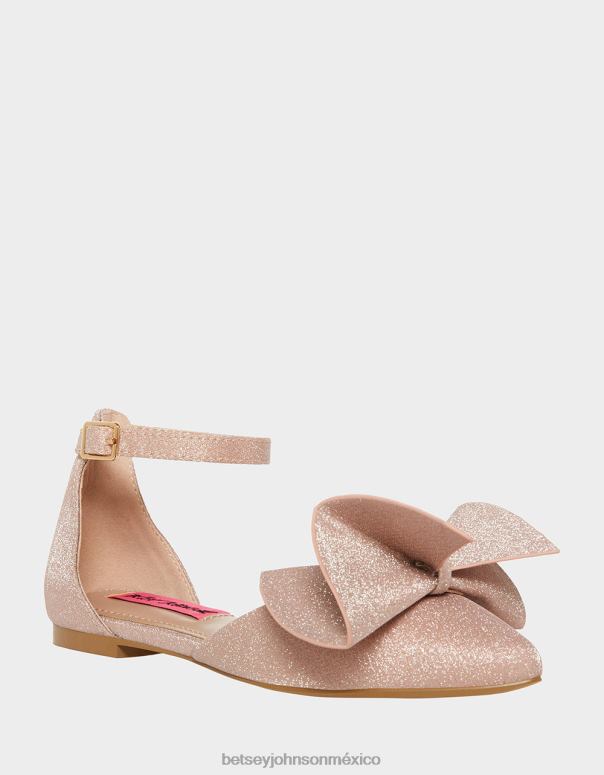 Betsey Johnson zapatos niños F00V188 noble champán